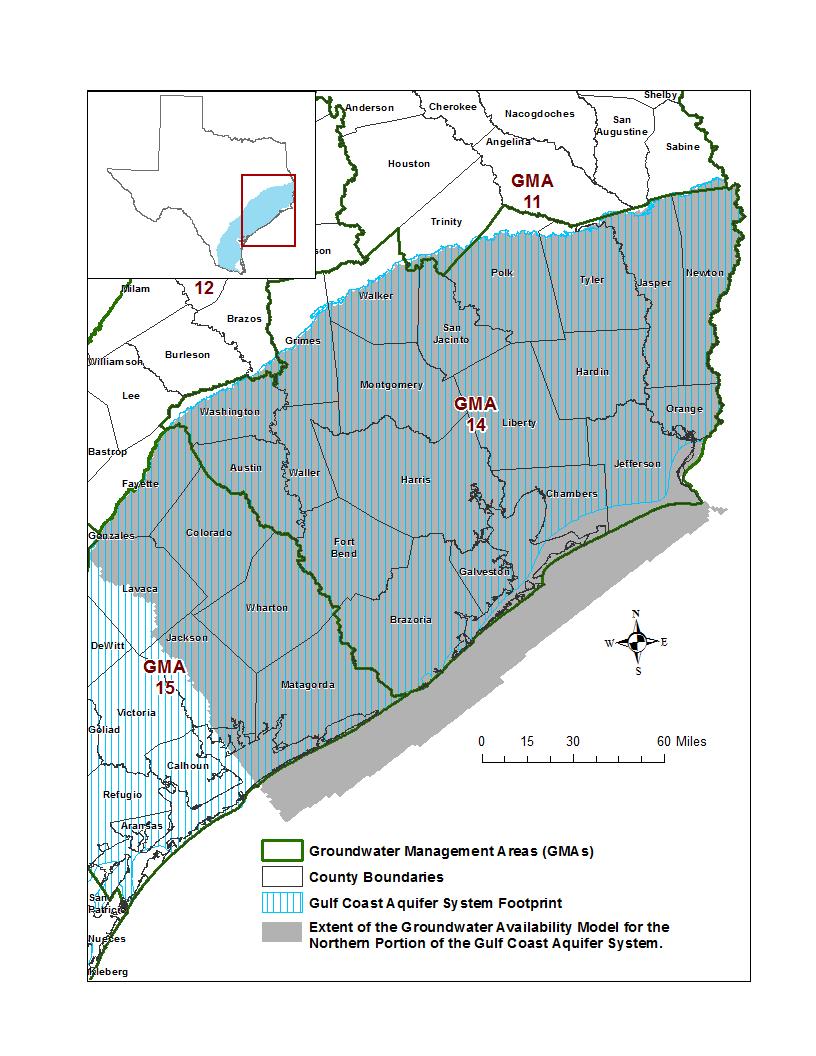 GAM Run 16-024 MAG: Modeled Available Groundwater for the Gulf Coast Aquifer System in Groundwater Management Area 14 December 15, 2016 Page
