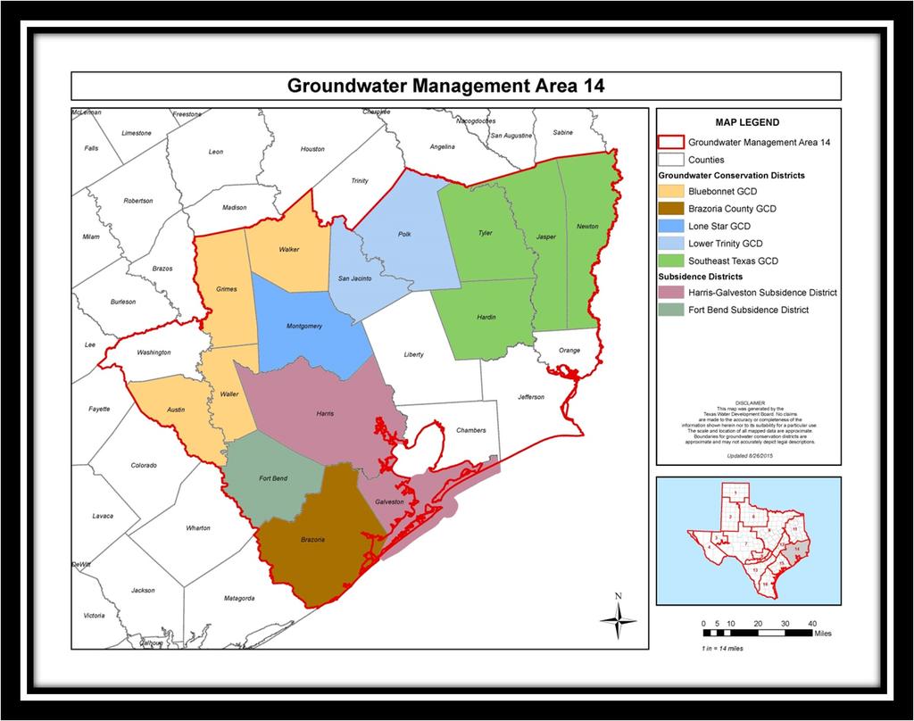 Figure 2b The Southeast Texas Groundwater Conservation District s Management Plan satisfies the requirements of SB 1, SB 2, HB 1763, the statutory requirements of Chapter 36 of the Texas Water Code,