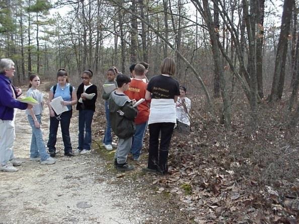Environmental Studies Orienteering for Pineland Plants Concept; Plants of the Pinelands are influenced by the relationship of the water table to the soil surface, soil quality, and the