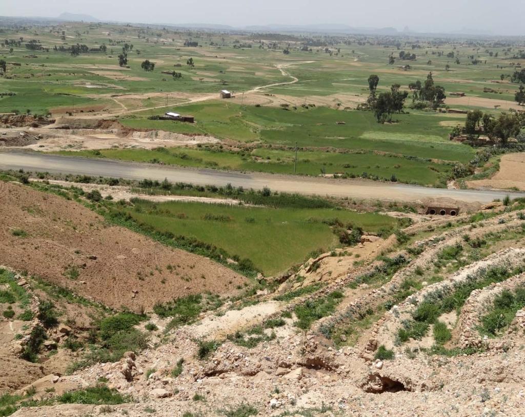 ETHIOPIA: CATCHMENT APPROACH Borrow pit Culverts Deep trenches