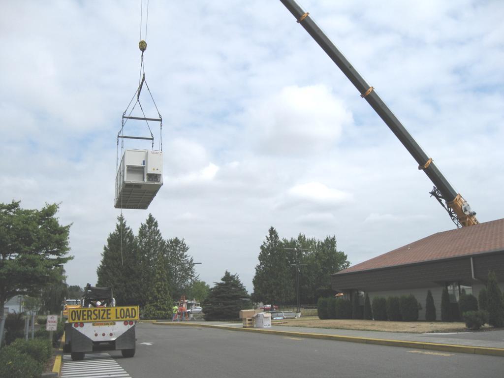 Energy Improvements New air handling unit