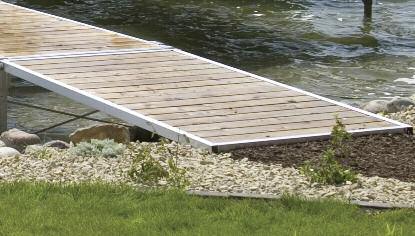 ShoreMaster s Residential Gangways fit virtually any dock system, including the Infinity series of docks, and allow you to choose from