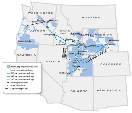 Energy Gateway Announced in May 2007 Origins in multiple local and regional transmission planning efforts Approximately 2,000 new line miles; multi-year, multi-billion dollar investment Designed to