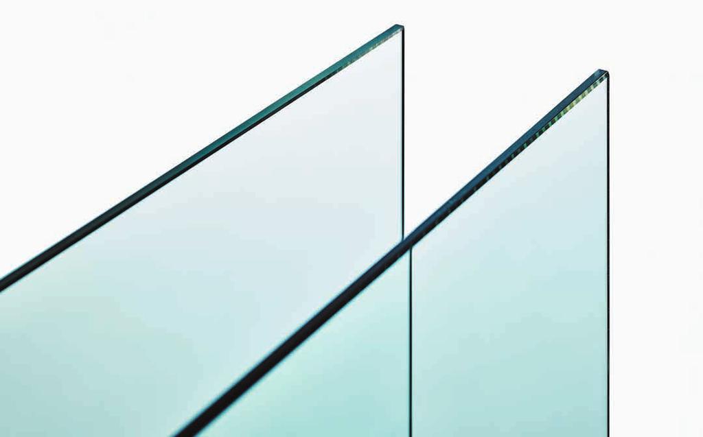 Toughened glass Heating and rapid cooling creates glass that looks like standard glass. If broken, however, toughened glass fractures into small particles, significantly reducing the risk of injury.