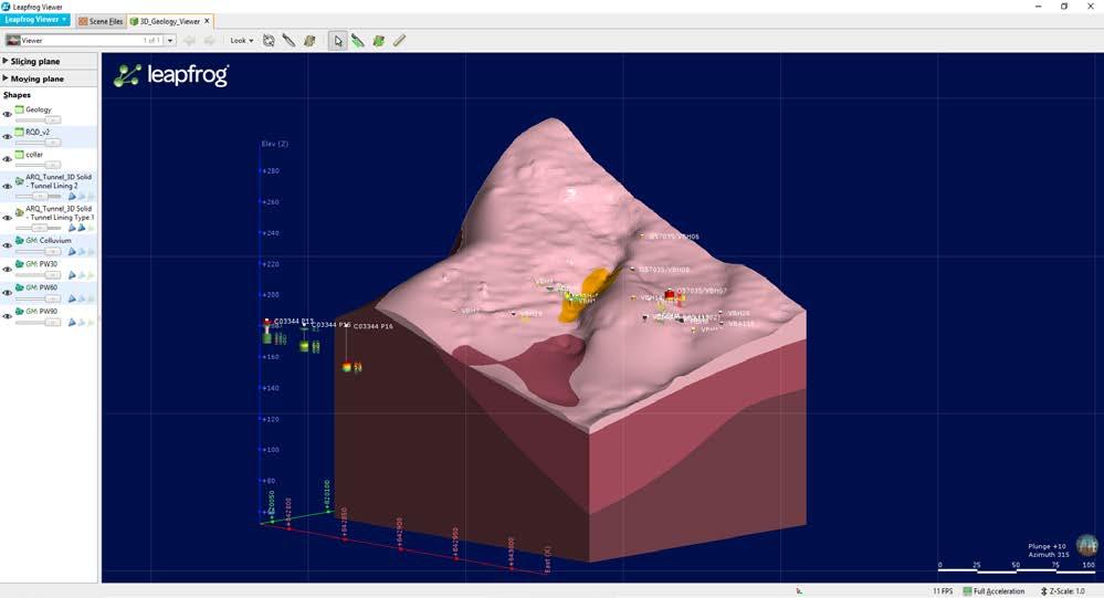 INNOVATIONS IN DESIGN / EXECUTION INNOVATIONS IN DESIGN - DIGITIZED THE GROUND CONDITION In order to enhance the awareness of possible encounter geology to the