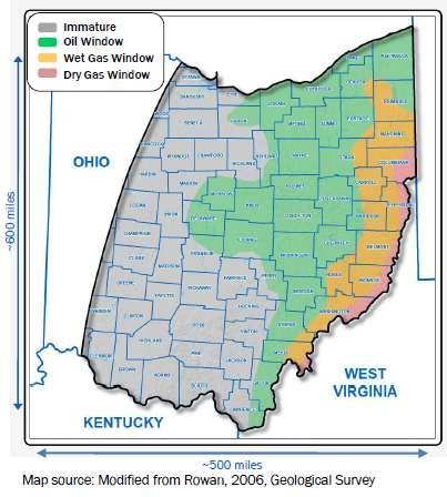 Major Liquids Discovery- CHK s Ohio Utica Shale Began leasing in Ohio for Utica in mid-2010 now have: 1.