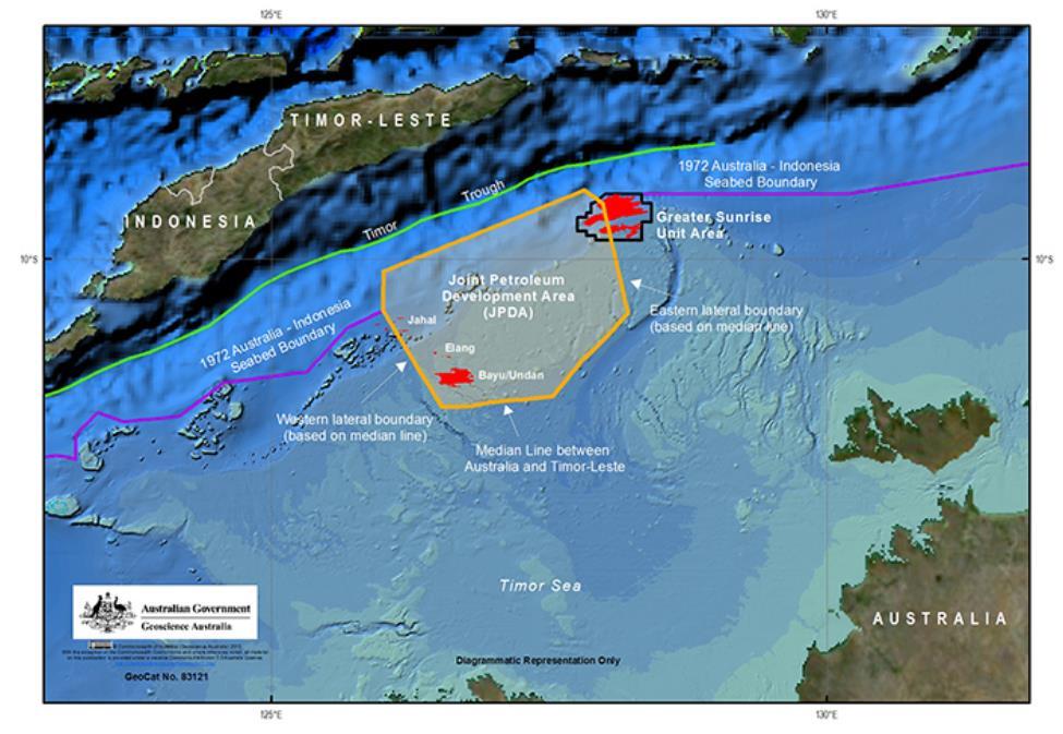 JPDA between Timor Leste and Australia The Bayu Undan gas-condensate field operated by ConocoPhillips has long been Timor Leste s key production asset.