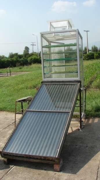 Small portable solar dryer for fruits and vegetables Issue: Post harvest losses in fruits and vegetables Partial solution: Post harvest processing Technology: Small solar dryer Agricultural