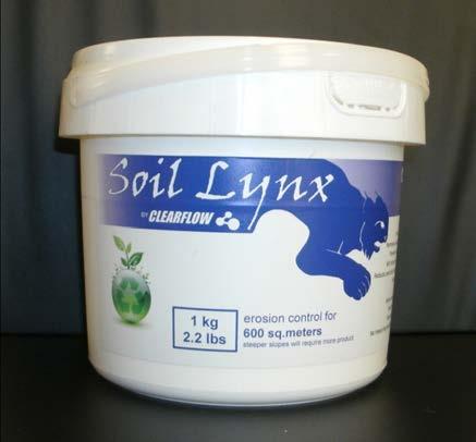 SOIL Lynx Powders Description Size Predominantly a White Granular Product Packaged in 15 kg and 5 kg plastic pails equipped with carrying handles.