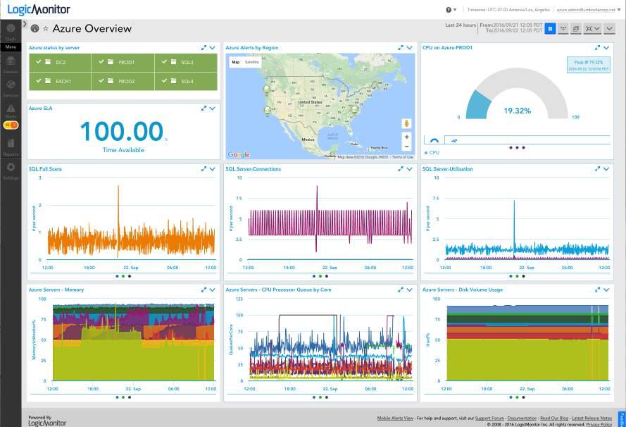 Powered by LogicMonitor, the service offers an improved insight into how your Azure resources are performing.