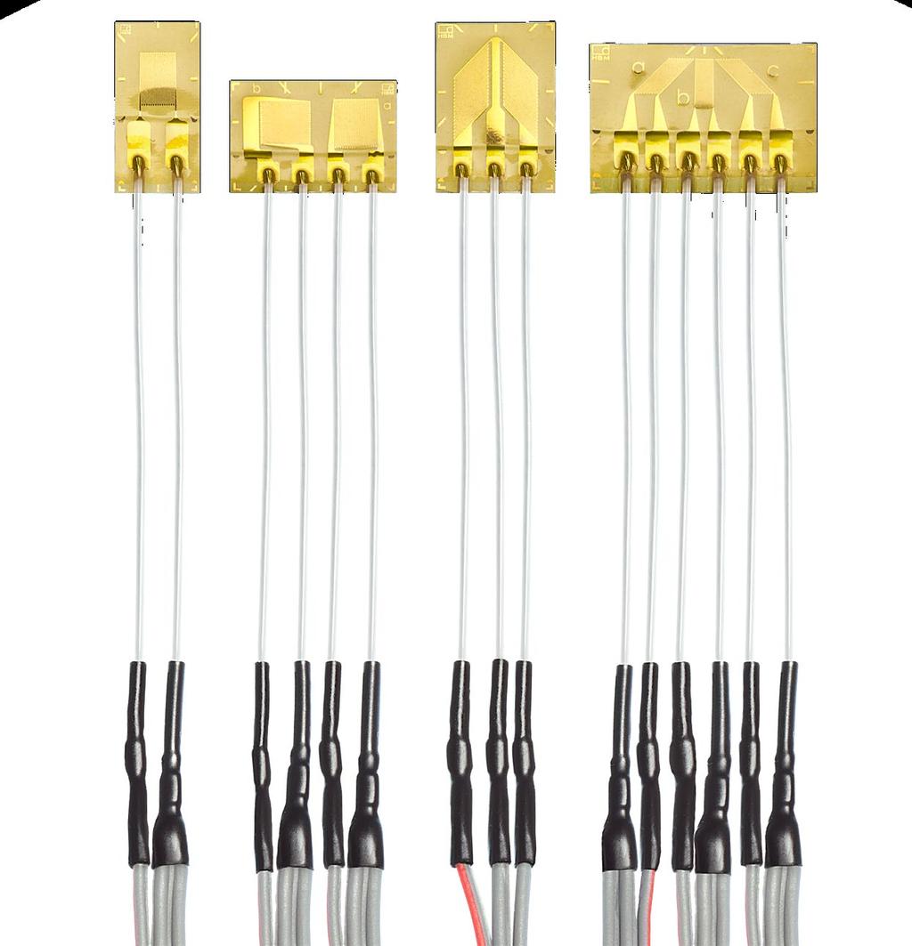 Strain gauges with connection cable K-CLY... / K-CDY... / K-CXY... / K-CRY.