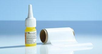 : Two-component adhesive Residual stress SG 1-X60 pasty, also for suitable for Good: G, LS absorbent or uneven surfaces X 280 two-component optimal: Y, C, M, LD, LE 30 minutes Ordering no.