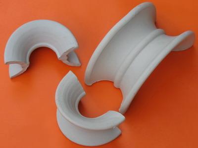 JINTAI Ceramic Saddle (JT-CS) JINTAI Ceramic Saddle is improved from the arc saddle, it changes the both arched surface to rectangular surface and makes the interior and exterior radius of curvature