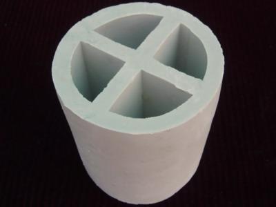 JINTAI Ceramic Cross Partition Ring (JT-CCPR) JINTAI Ceramic Cross-Partition Ring is a packing designed basically from the Raschig Ring with the cross-partitions inside to increase the surface and