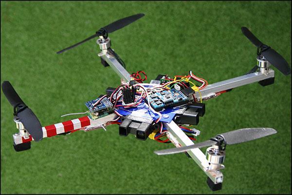 Receiver Co-axial rotor system with 5030 props KK2 Flight controller Figure 2: An Infrared SAA system [4].