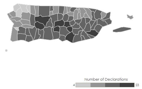 FEMA information Cumulative loss statistics State, county/municipio, town