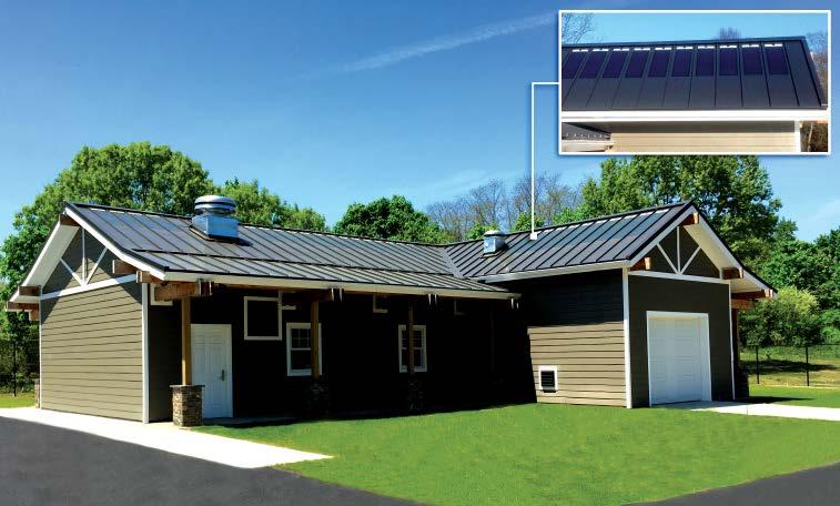 OPTIMIZE ENERGY PERFORMANCE CREDIT UP TO 18 PTS Energy efficient cool metal roof and wall systems and insulated metal panels can help realize many of the design elements that are key to reducing