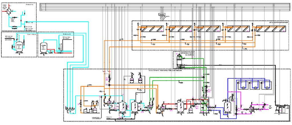 Cooling system and sanitary hot water preparation final design after dynamic