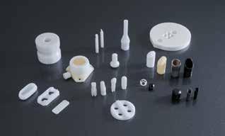 Components for medical technology In medical technology ceramics are characterized by a high