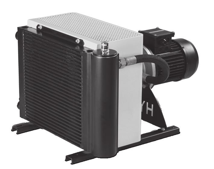 The OSC models with integrated oil circulation pump provide efficient offline cooling of the hydraulic fluid.