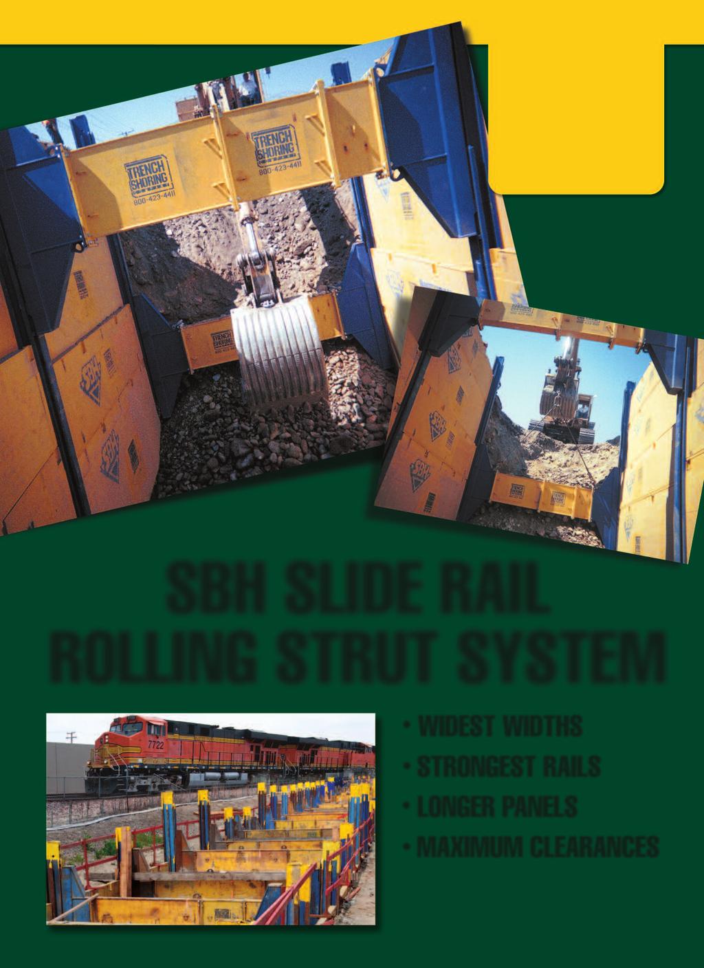 SBH SLIDE RAIL SYSTEM SERVICE SALES RENTAL Trench
