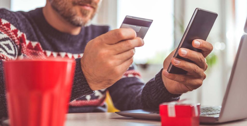 49 How much of holiday shopping takes place online vs. in store? This year consumers are planning to split their holiday dollars evenly amongst in store and online purchases.