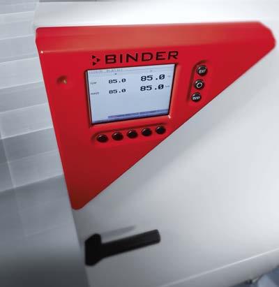 test material in a reproducible manner. BINDER offers a range of series of constant climate chambers specifically designed for these demanding requirements.
