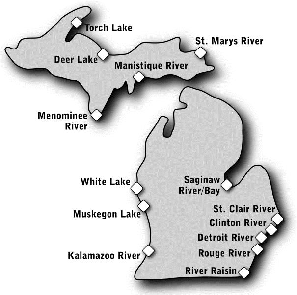 Michigan s Great Lakes Areas of Concern (AOC) Program Funded by U.S.