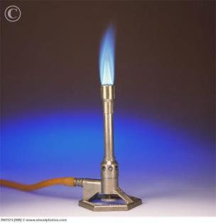 2) Put the Bunsen burner on a heat proof mat? 3) Attached the pipe to the gas?