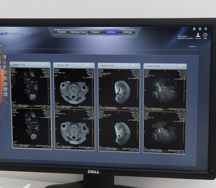 handling, physiology monitoring and anesthesia delivery Best-in-class post processing, analysis and data management solution M-Series Imaging Software Platform Acquisition software for preclinical MR