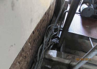 E- 14 Category: CABLE & CABLE SUPPORTS Wiring in flexible PVC pipes laid inside cable trench.