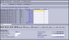 The following figure shows a sample screenshot of a data integration scenario where the incoming cash statement from the bank is posted into the SAP F-28 transaction.