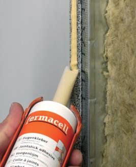 Apply joint adhesive to the middle of the board edge Staple or screw to the sub-structure Remove excess adhesive once cured Fixing/Mounting The boards are fixed to steel or timber studs with