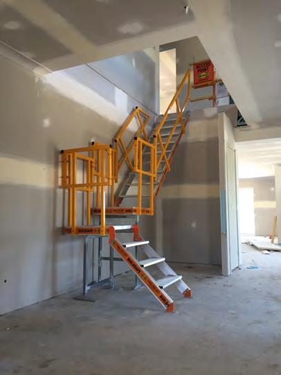 Introduction Void Platform Stair System provides access to tradespersons from one level to another.