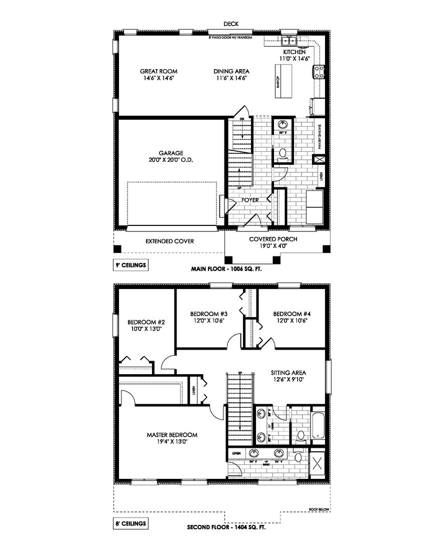 SPECIALTY LOTS AND RESTRICTIONS 1 FLOOR PLAN