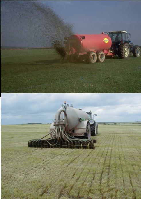 Slurry and Manure management 6 5 mg N 2 O-N m 2 h -1 4 3 control shallow injection surface broadcasting 2 1 0 27-Jul 30-Jul 02-Aug 05-Aug 08-Aug 11-Aug 14-Aug 17-Aug 20-Aug Manure management