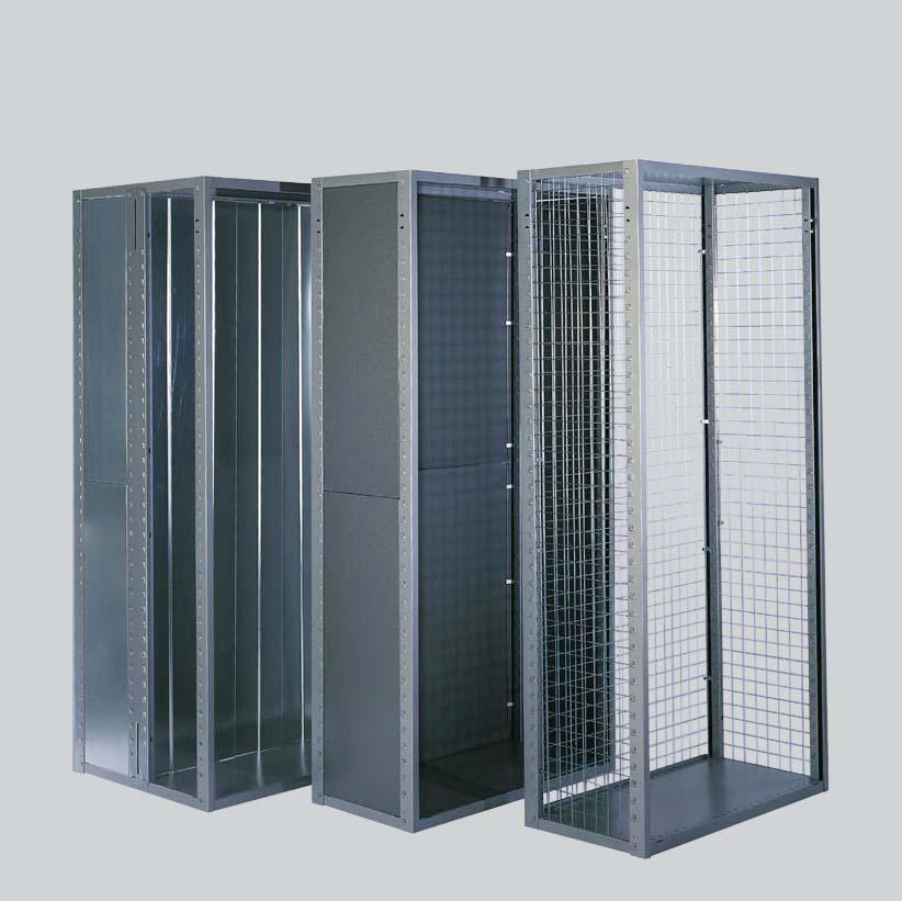 R4000 Side and Back Schaefer R4000 Shelving incorporates a wide range of options and accessories. Using modular components, basic units can be customized to meet specifi c needs.