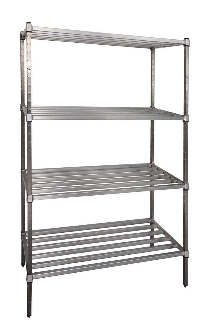 SHELVING Post Style Dunnage Shelving Requiring no tools for assembly Mantova s Post Style Dunnage Shelving allows heavy duty shelving to be as easily set up and configured