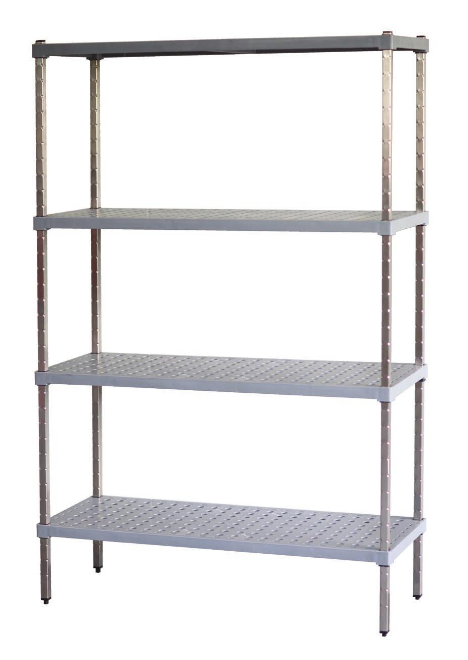 SHELVING M-SPAN Shelving The all new M-Span shelf is designed to be easy to clean and