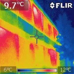 mainly is through the windows Figure (2) Thermal picture at