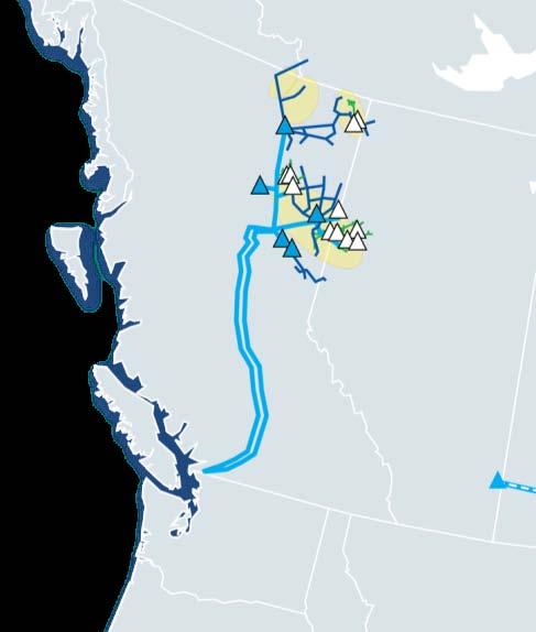 Well Positioned to be Primary Delivery System for West Coast LNG Export Terminals Spectra Energy s BC Pipeline offers: An extensive pipeline system that is connected to over 3 Bcf/d of raw