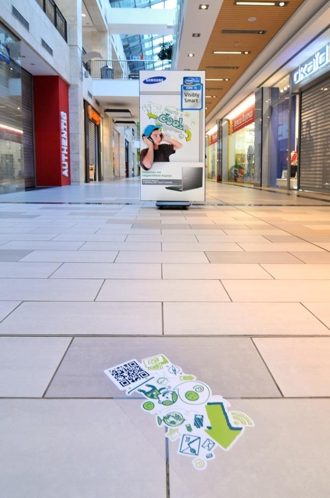 Benefits Unique positioning and presentation of floor graphics creates a wow effect.