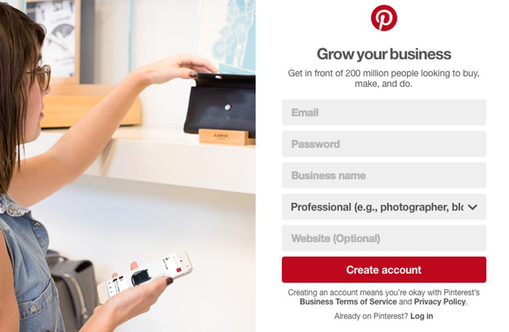 Business profile To run ads on Pinterest, you ll need to create a new business profile or convert your existing profile.