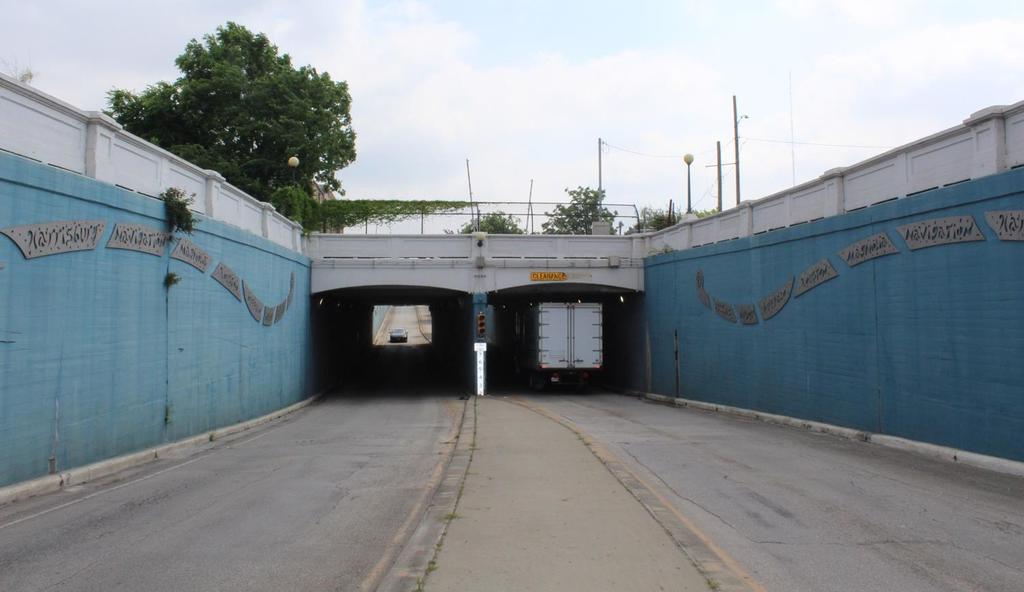 Emanuel Figure 3 - View of West entrance into the underpass along Navigation Boulevard