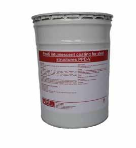 FireX Intumescent Coating For Steel Structures PPD-V FireX Intumescent Coating For Steel Structures PPD-V is expanding, thin layer, waterborne