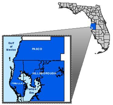 7 Resilient Tampa Bay Transportation: Background» Tampa Bay TMA 2.8M Population 2 nd largest pop. In FL. 1000+ miles of shoreline 39% pop.