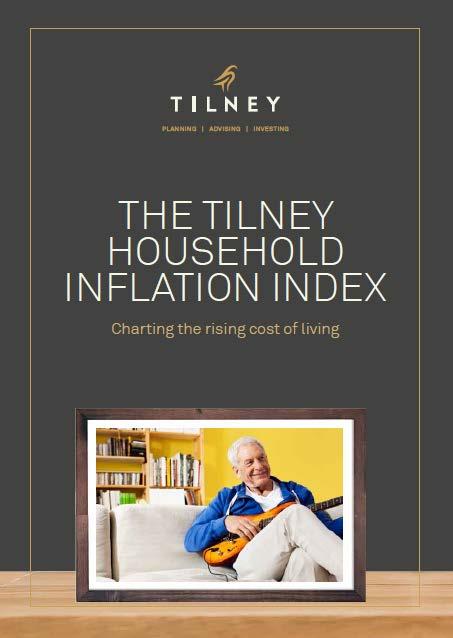 PR The Tilney Household Inflation Index Building on the success of the Cost of Tomorrow report, we launch the