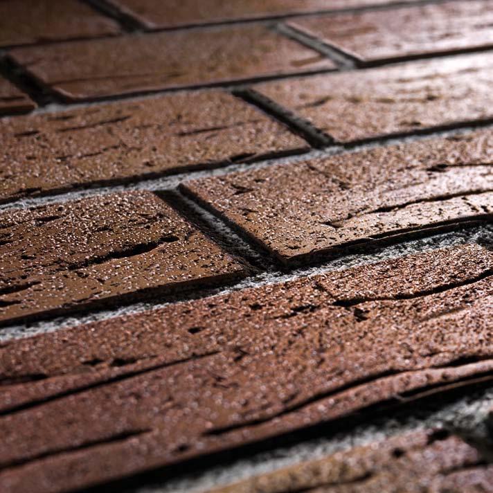 keraprotect 240 x 71 x 11 mm NF 7020/405 Once known as the Dutch brick slip now an international success. As rough and grainy as sharkskin is the feel of this classic Dutch tile to the touch.