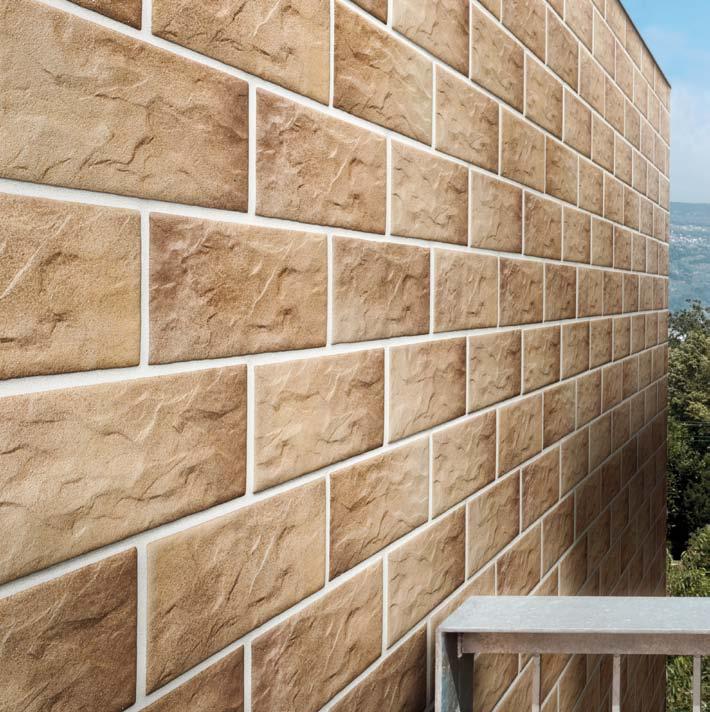 kerabig 302 x 148 x 12 mm Kerabig 604 x 296 x 12 mm Kerabig 8430/KS18 Natural stone in ceramic, partially clad or fully clad, and always an exciting design highlight.
