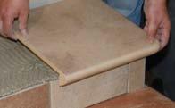 Application information for outside flooring and outside stairs Ceramic outdoor floorings have to be